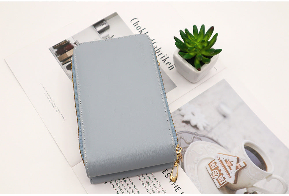 Light purple versatile shoulder bag