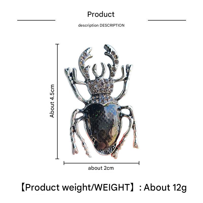 Purple Beetle Brooch for fashion accessory