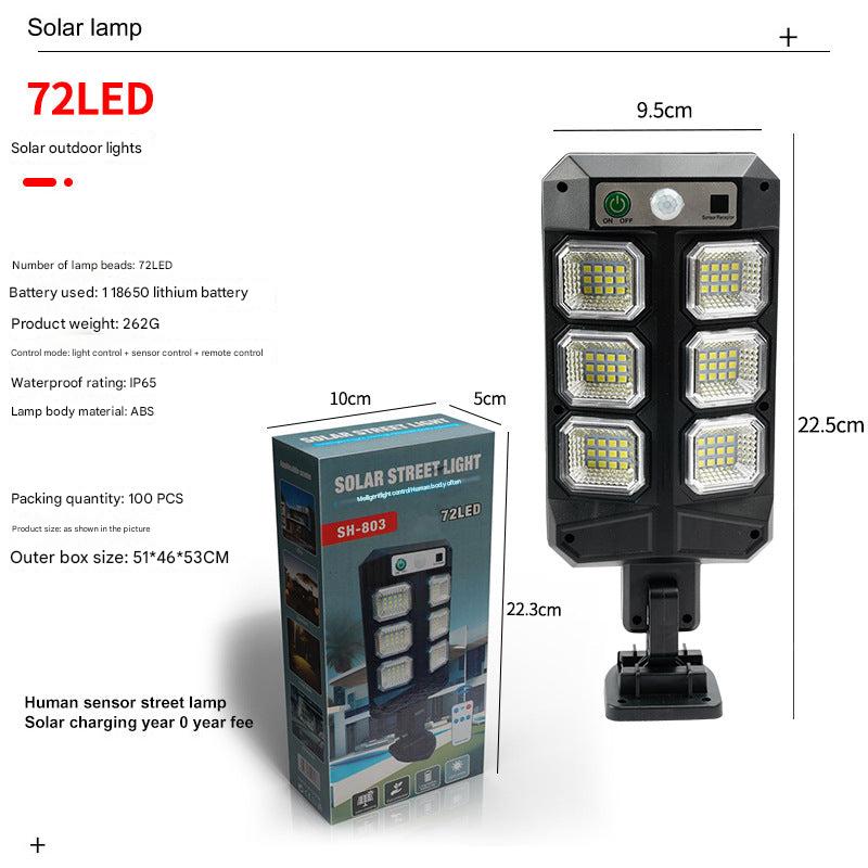  LED solar light installation example