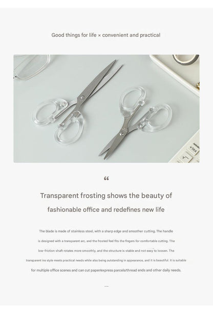 Scissors being used to cut paper during a project