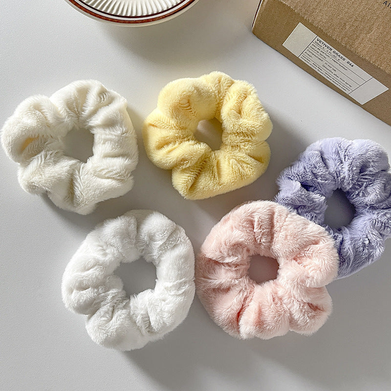 Adorable plush headband for kids in purple color