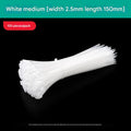Medium White 2.5*150mm [100 pieces]