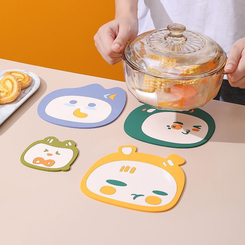 Colorful Cartoon Table Mat - Light Green