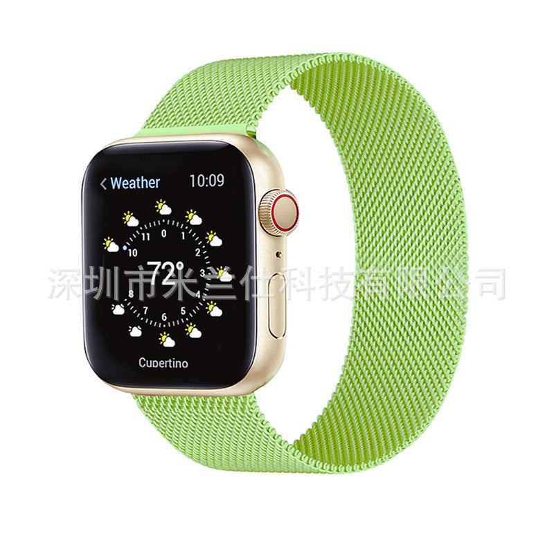 Premium Metal Milanese Loop Band for Apple Watch Series 1-9 & SE - Stylish, Adjustable & Breathable | Multiple Colors Available