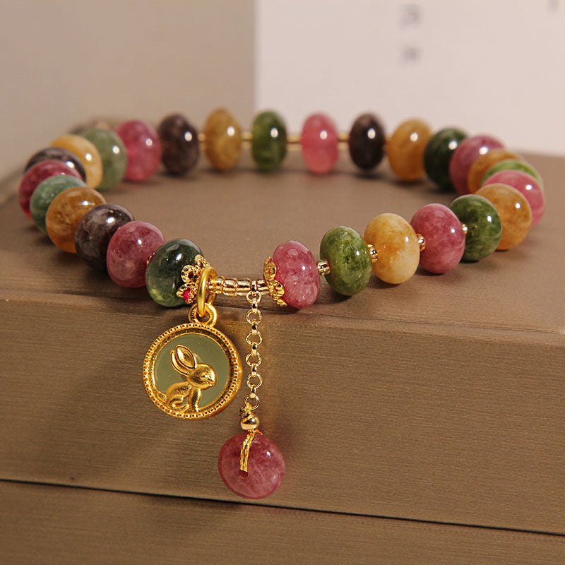Gift-Worthy Tourmaline Charm Bracelet - Image 5