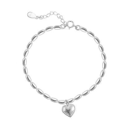 Minimalist design heart bracelet image 2
